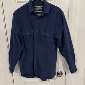 Field & Stream Navy Flannel Button Down